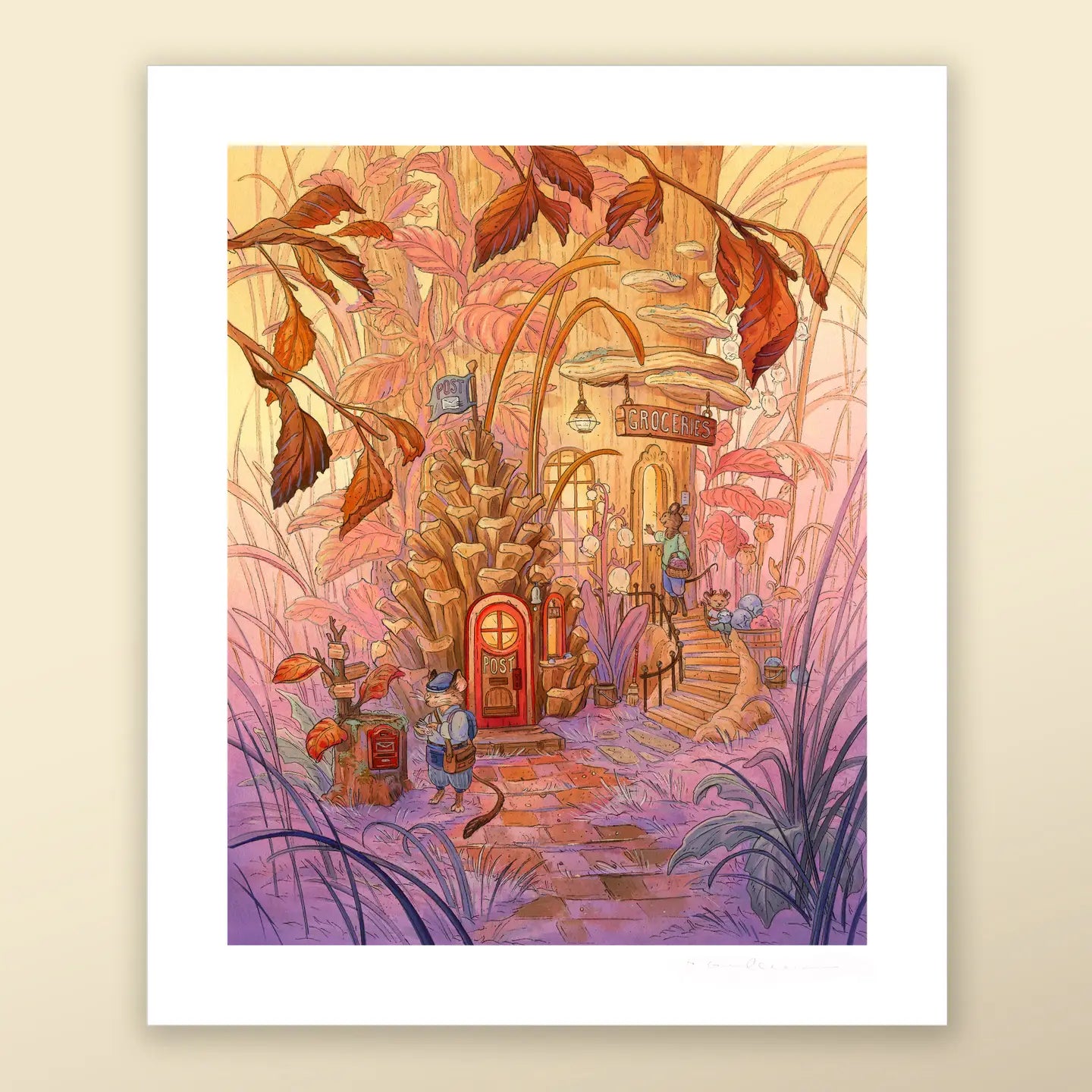 Pinecone Post and Grocery - Fine Art Print