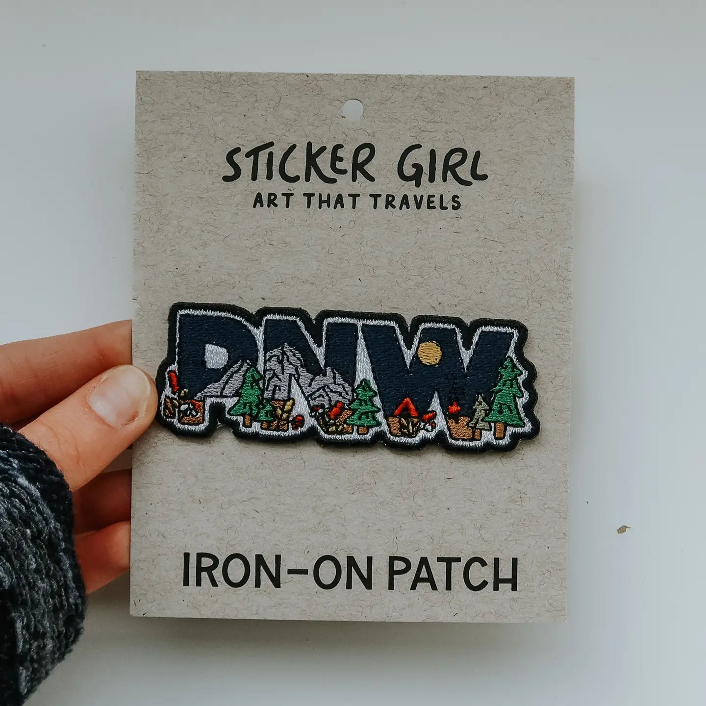 PNW Embroidered Iron On Patch