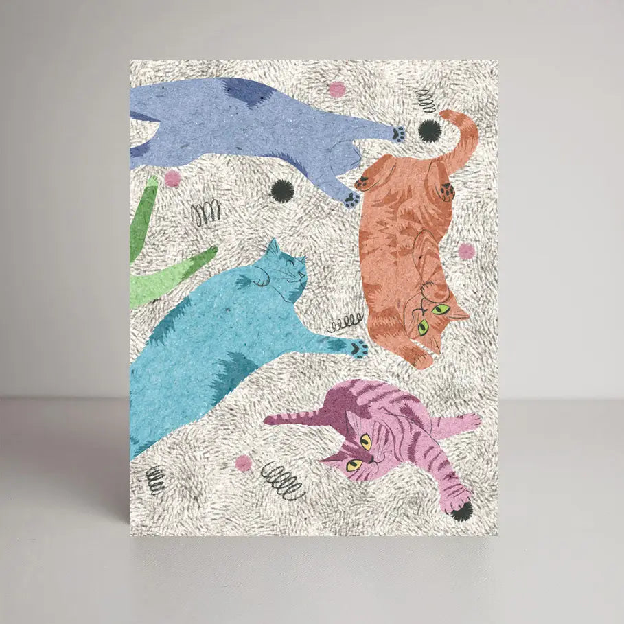 Rainbow Cat Card