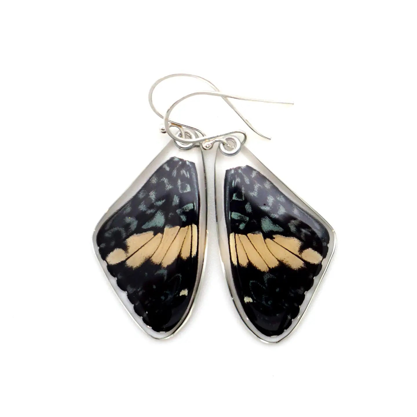 Red Cracker Top Wings Butterfly Earrings