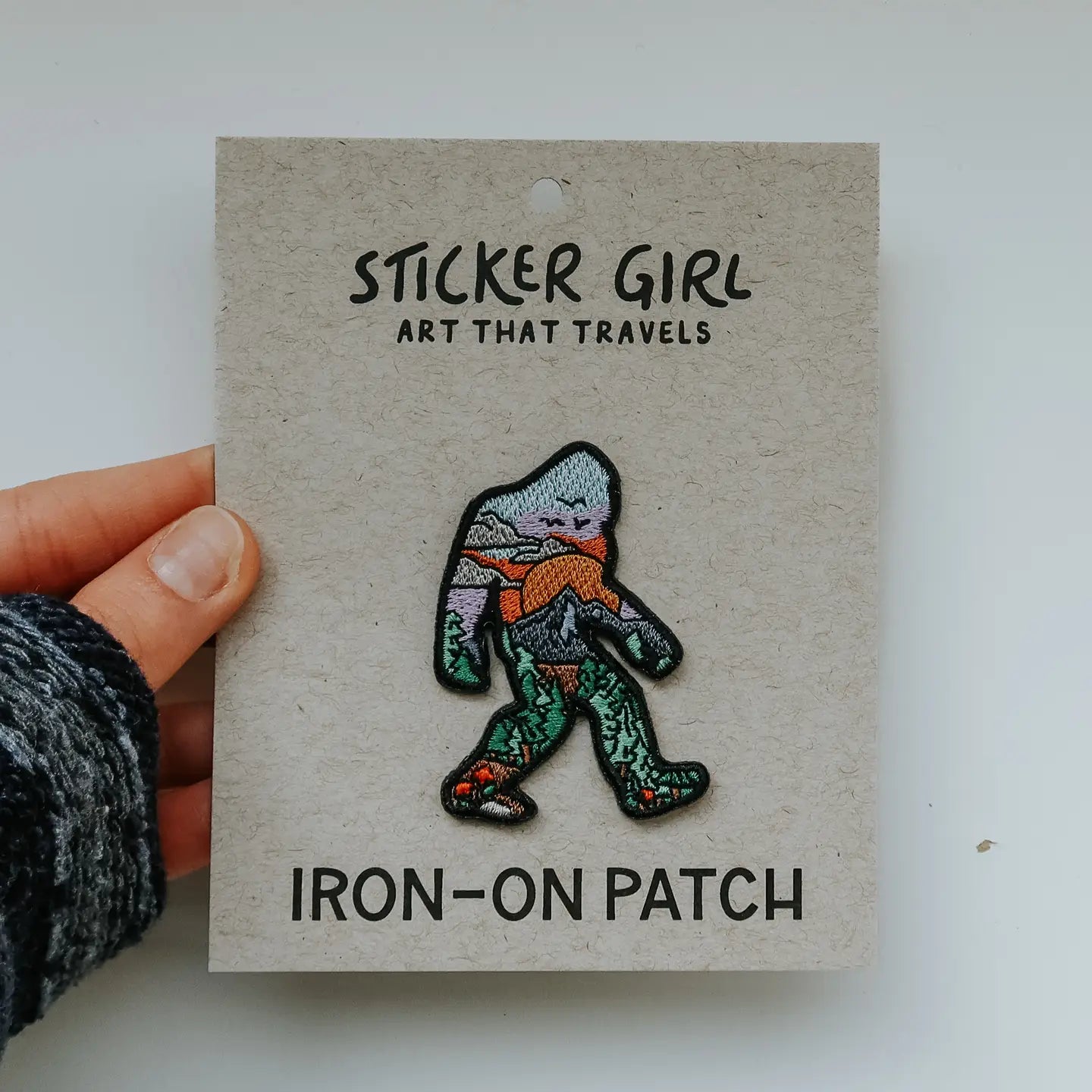 Sasquatch Embroidered Iron On Patch