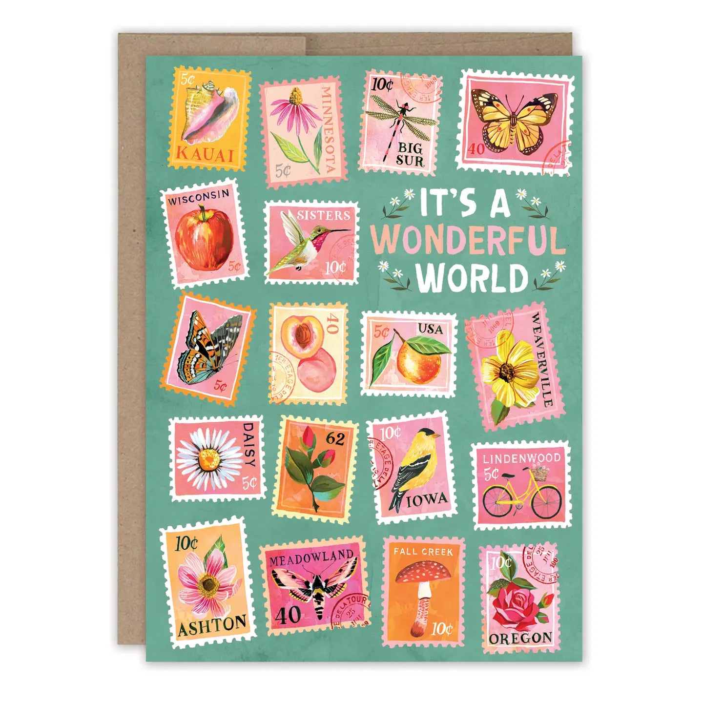 Its a Wonderful World Stamps Birthday