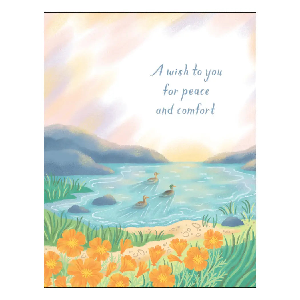 Peace and Comfort Sympathy Card