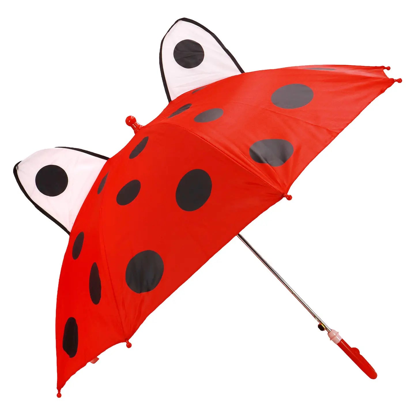 Kids Pointy Ear Animal Auto Open-Fold Umbrella