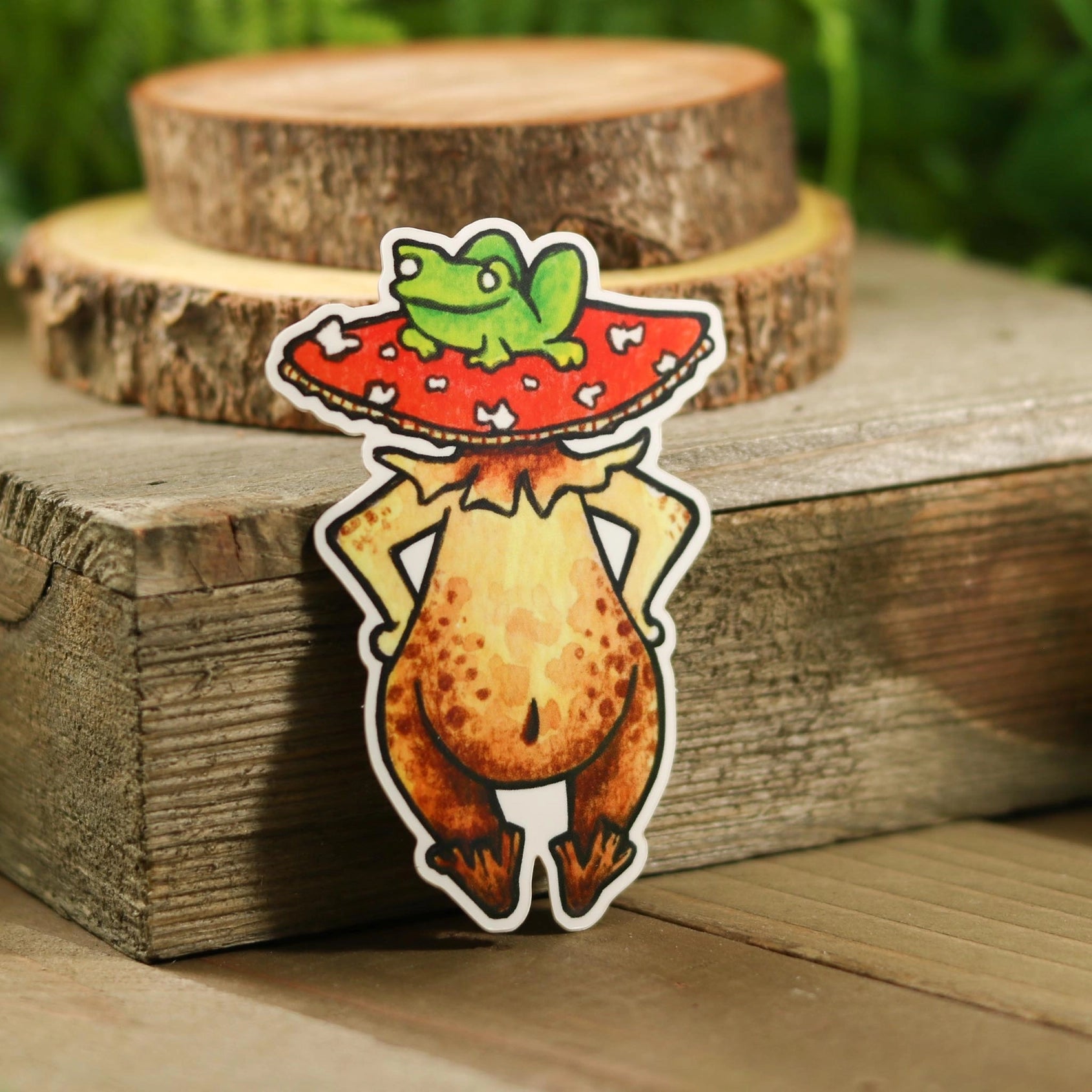 Vinyl FunguiseĀ® Sticker - Frogert