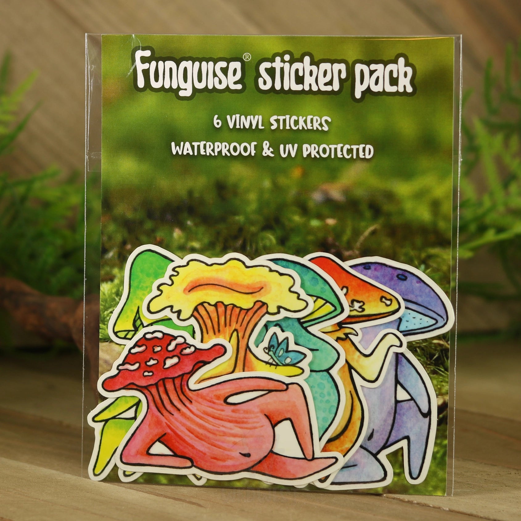 Vinyl FunguiseĀ® Sticker Pack - "Rain Beaus"