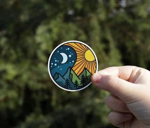 Yin Yang Wilderness Sticker