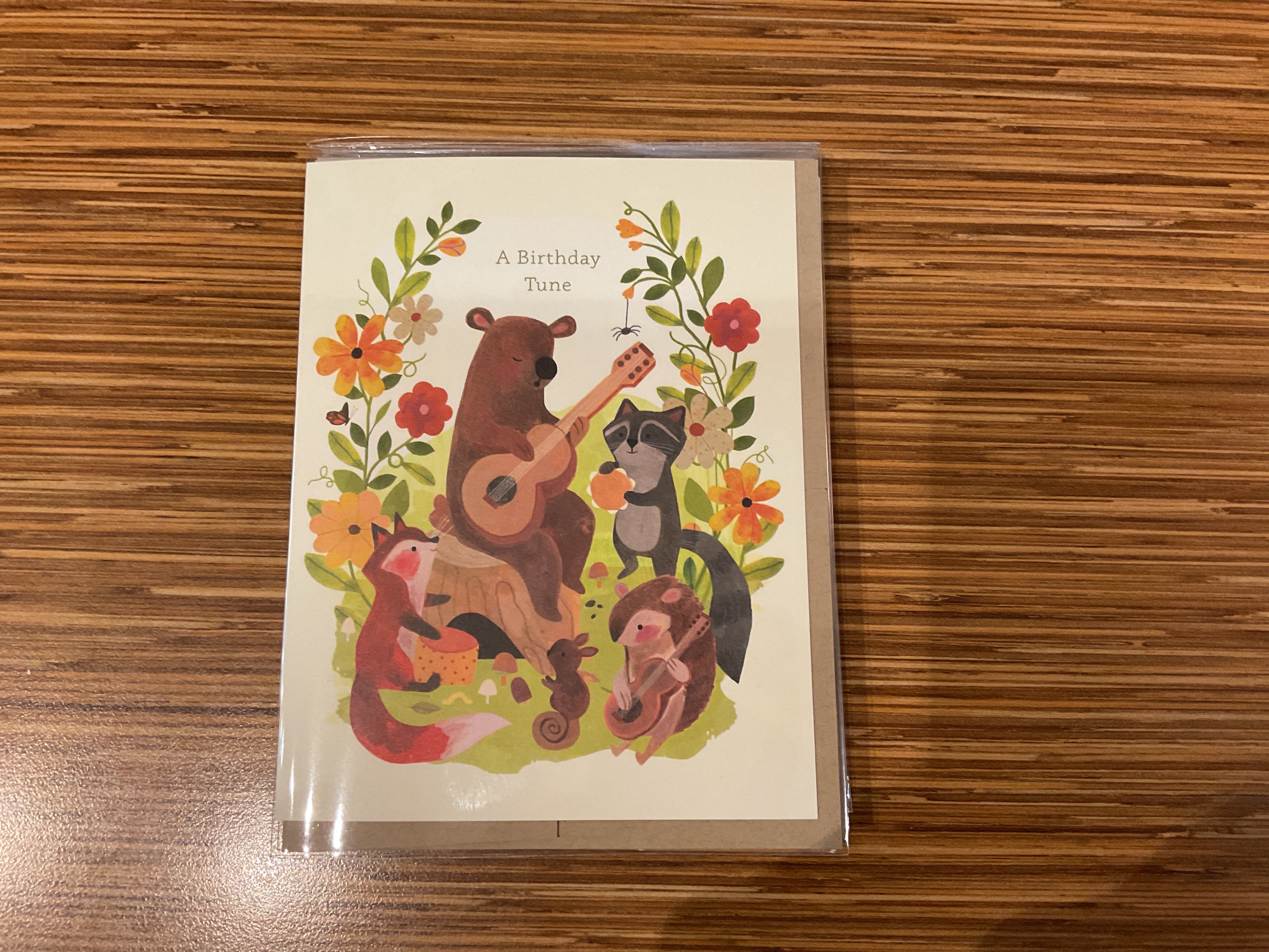 Woodland Jam Band Birthday Card