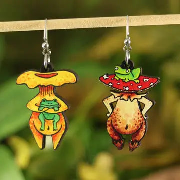 Funguise™ Earring Set - Toadstool Twins