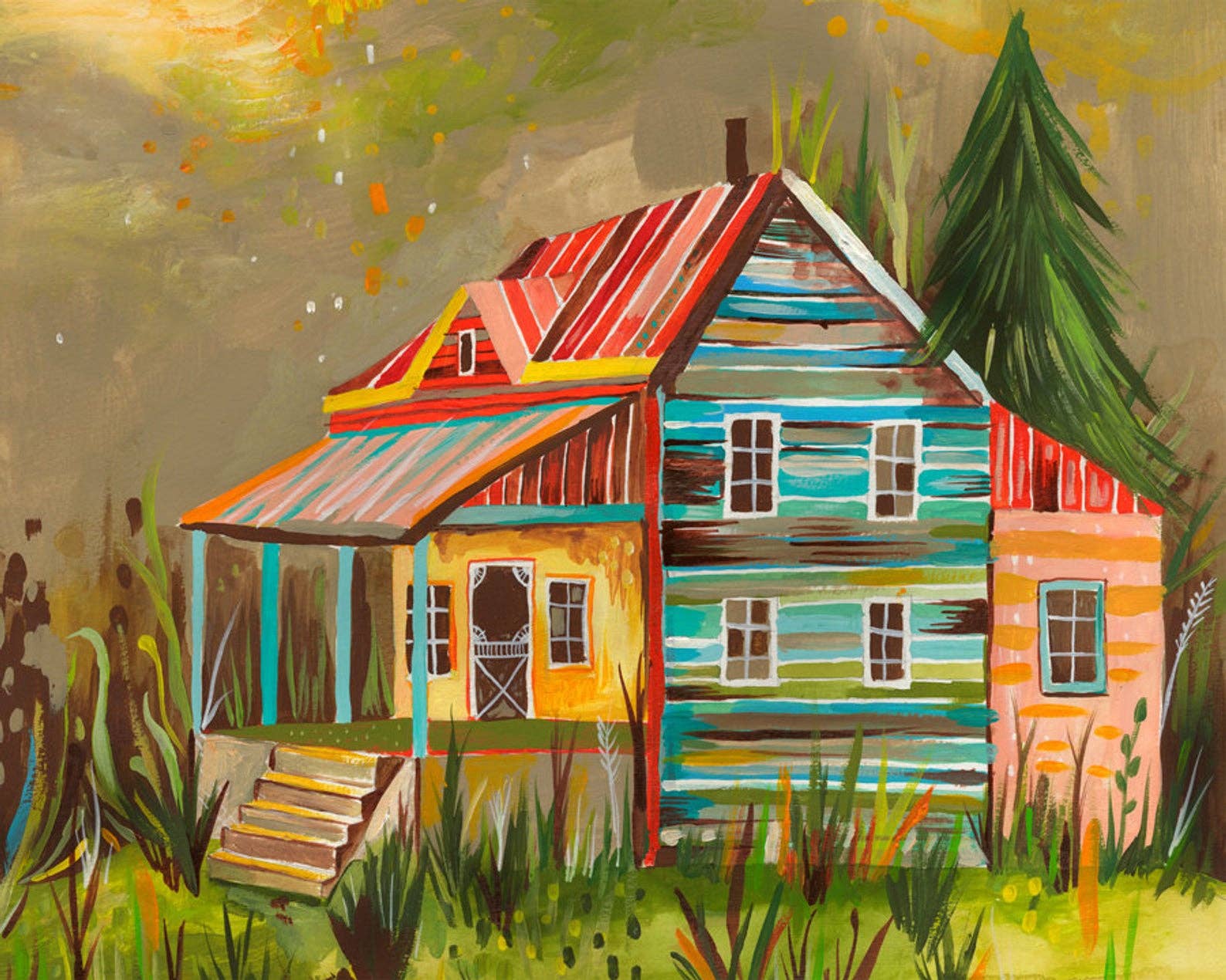 Someday Cottage Print: 8 x 10