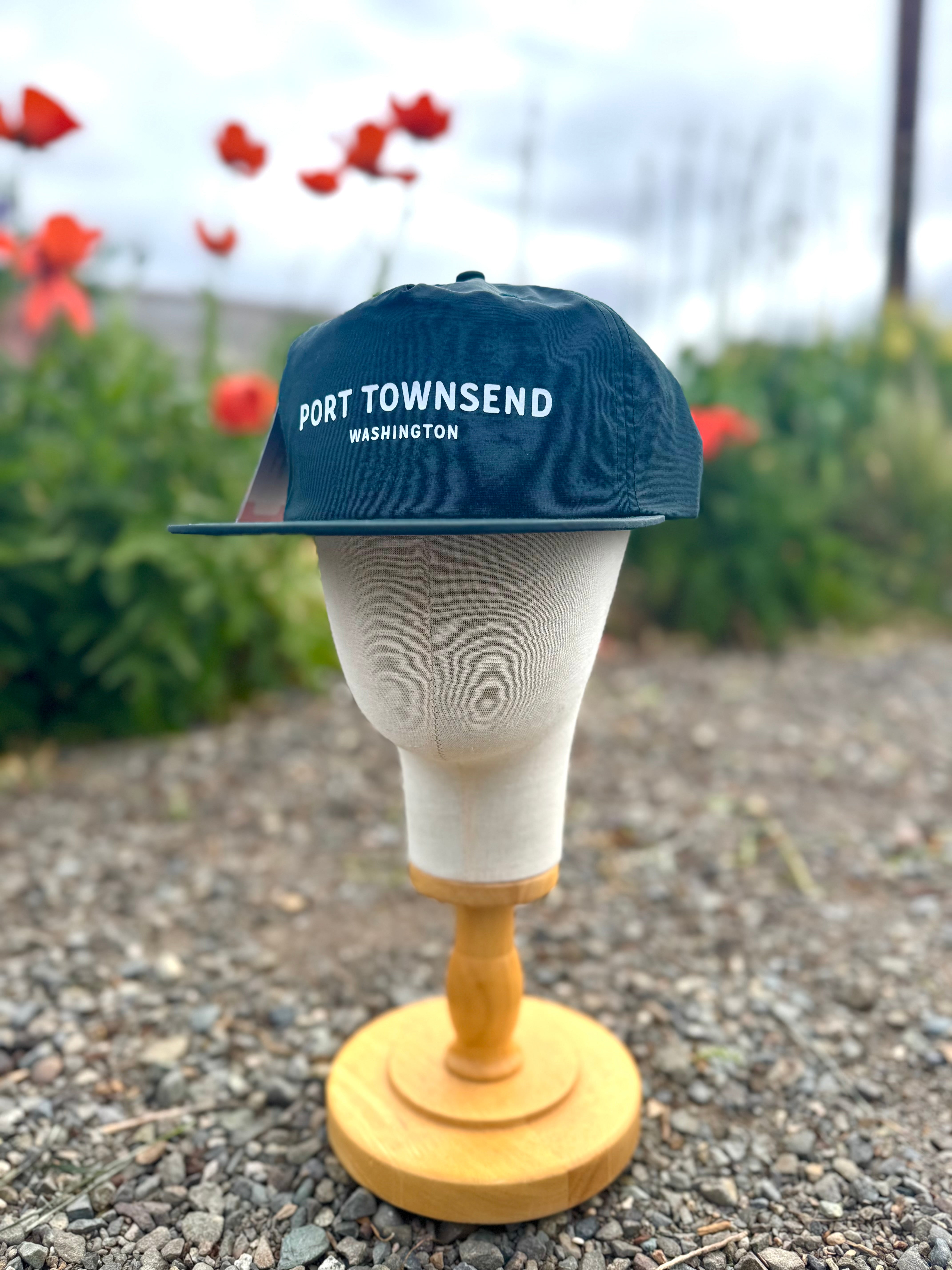 Port Townsend Rounded Nylon Hat - FOREST GREEN