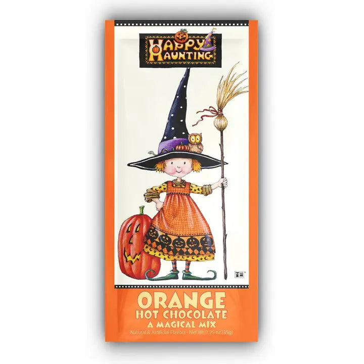 Happy Haunting Halloween Orange Hot Choc. (1.25oz Packets)