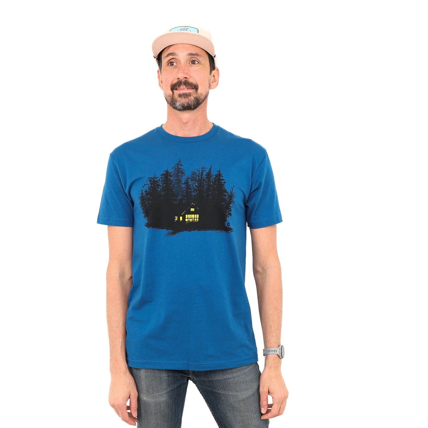 Port Townsend Watchers in Woods Short Sleeve Shirt