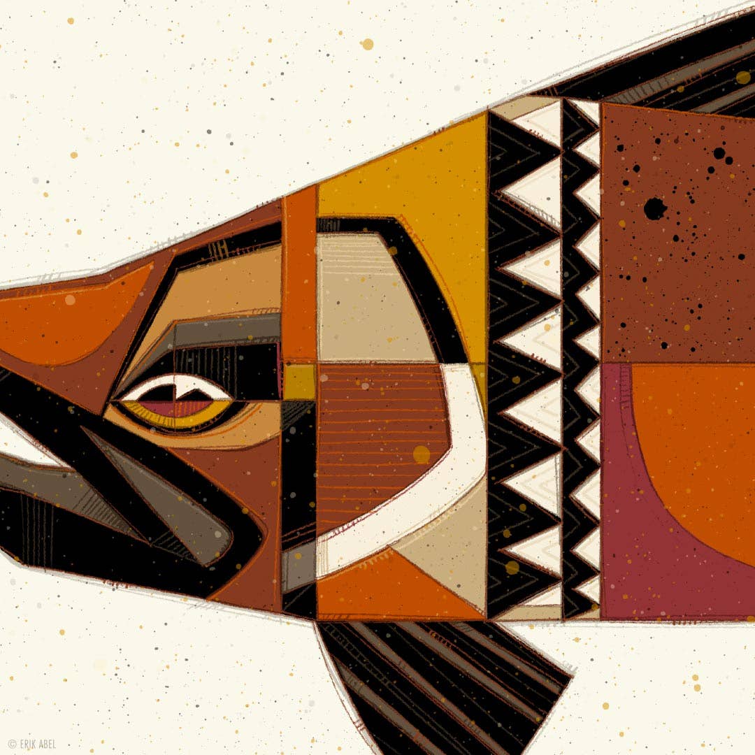 Chinook - WHLSL Print: Unframed / 12x6 / Bamboo Paper