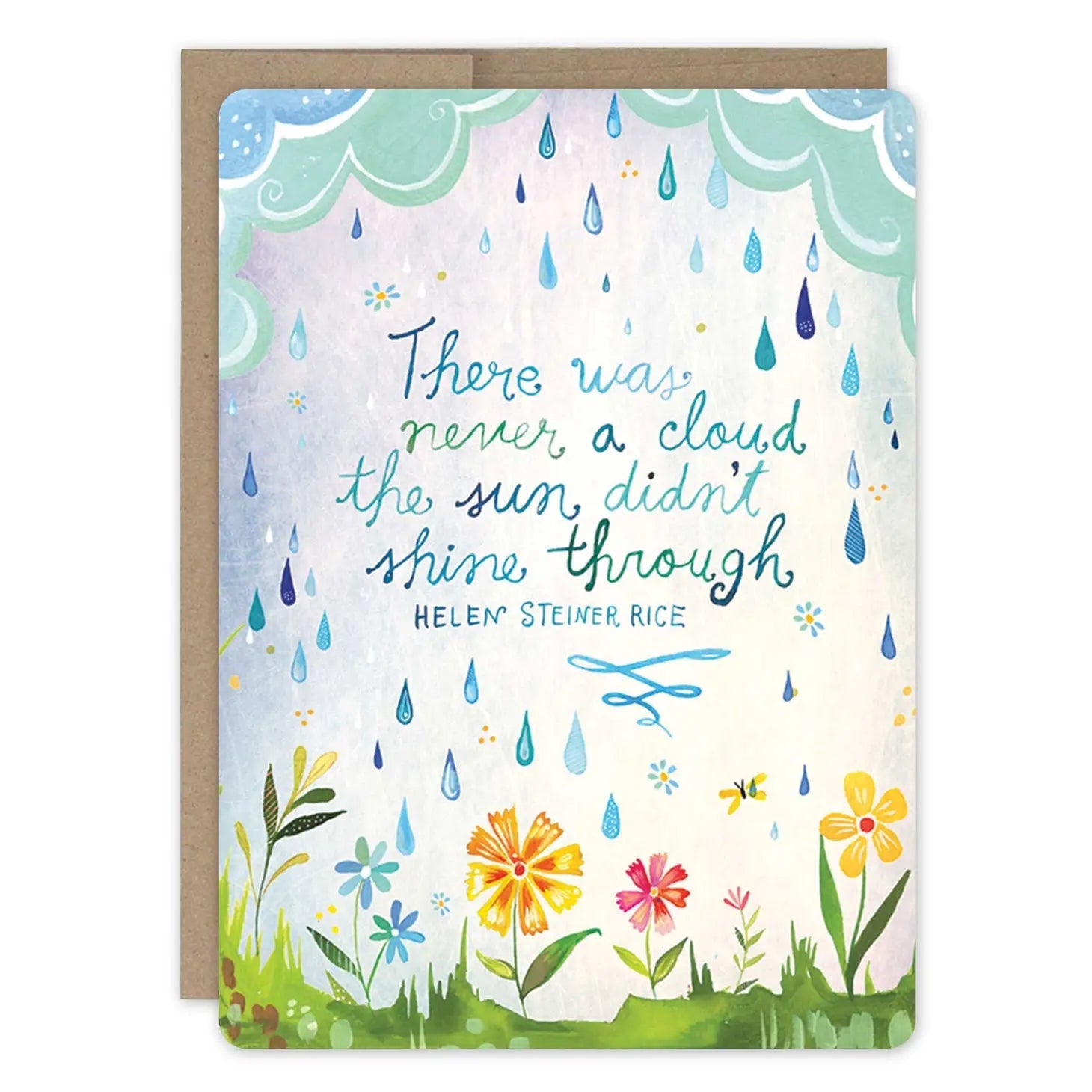 Rainy Day Thinking of You Card