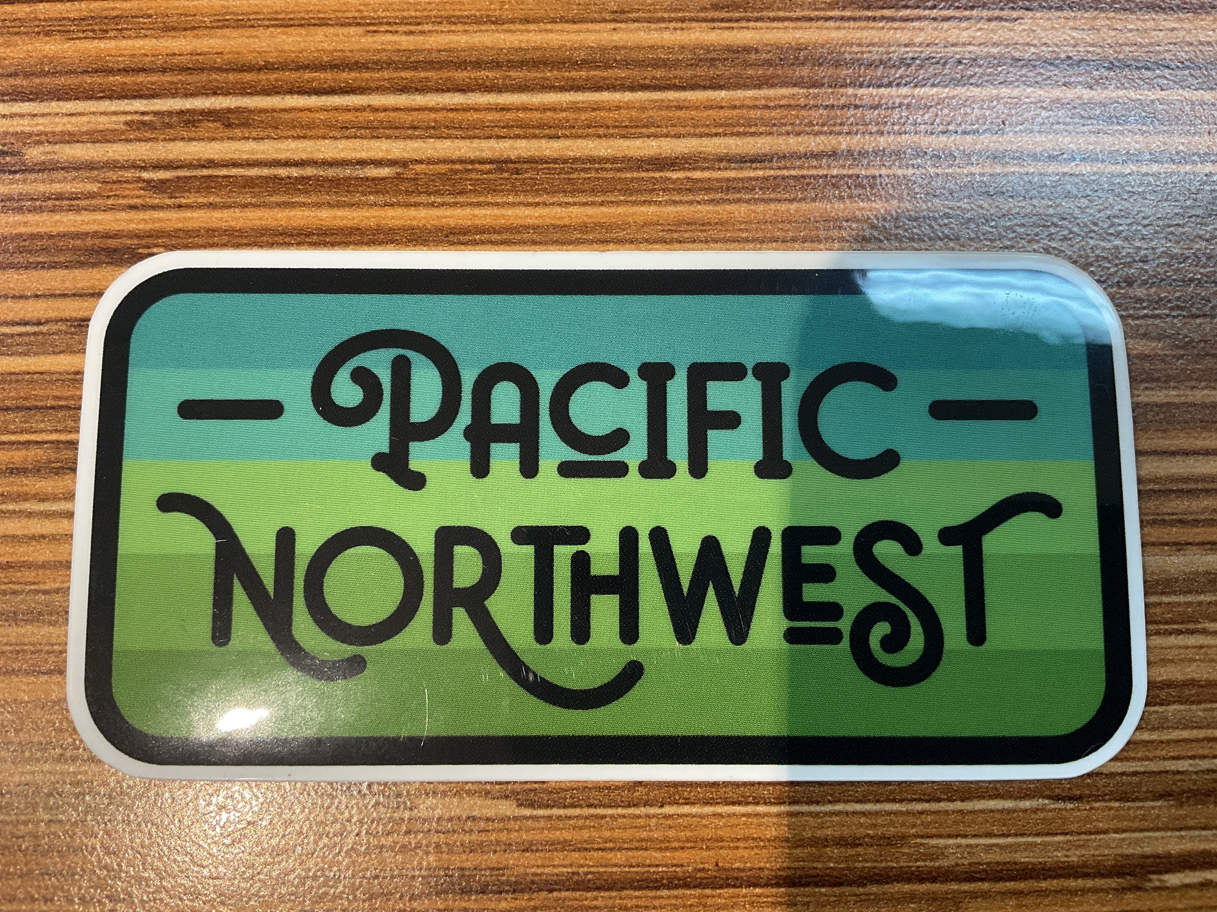 Pacific Northwest rectangle Vinyl Sticker