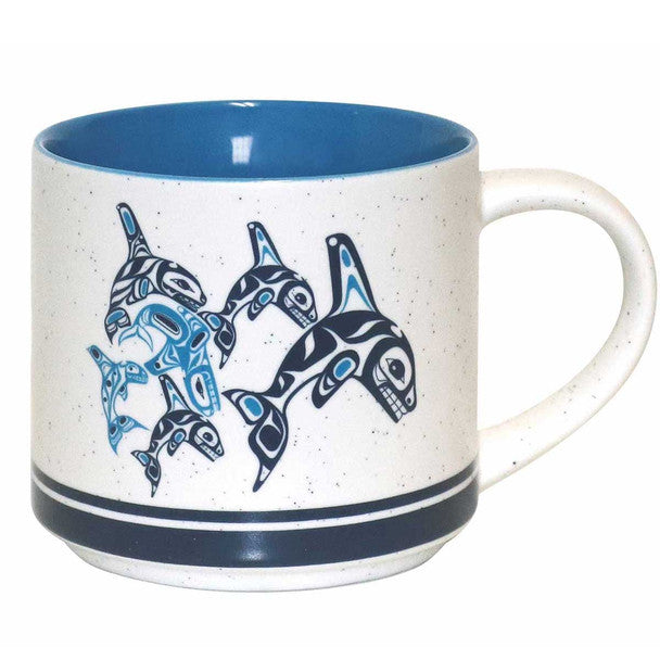 16 oz Orca Family Ceramic Mug
