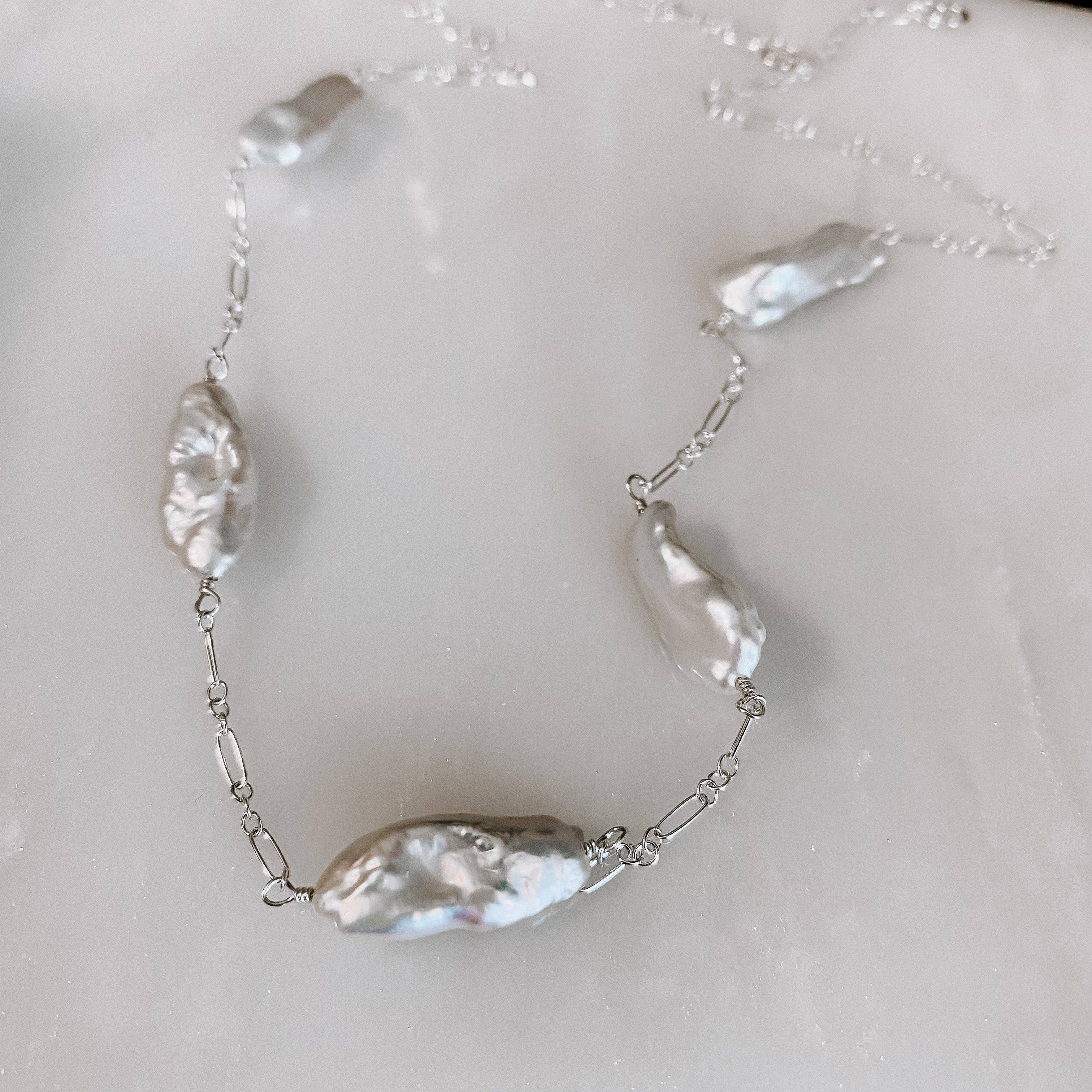 Five Island Necklace: 18" / 14k Gold Fill