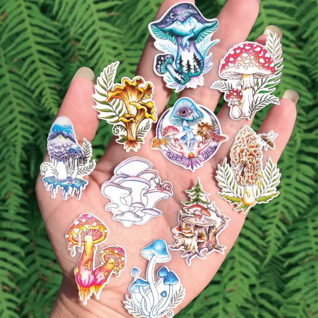 Mushroom Mini Sticker Collection