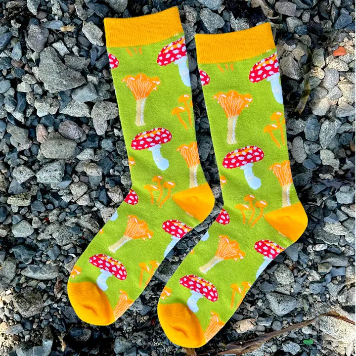Mushroom Socks  80% Bamboo