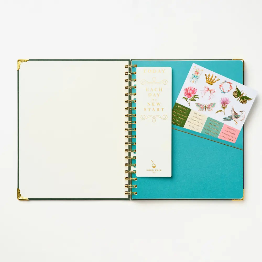 2027 Vintage Daily Agenda 12-Month Weekly Large Spiral Bound