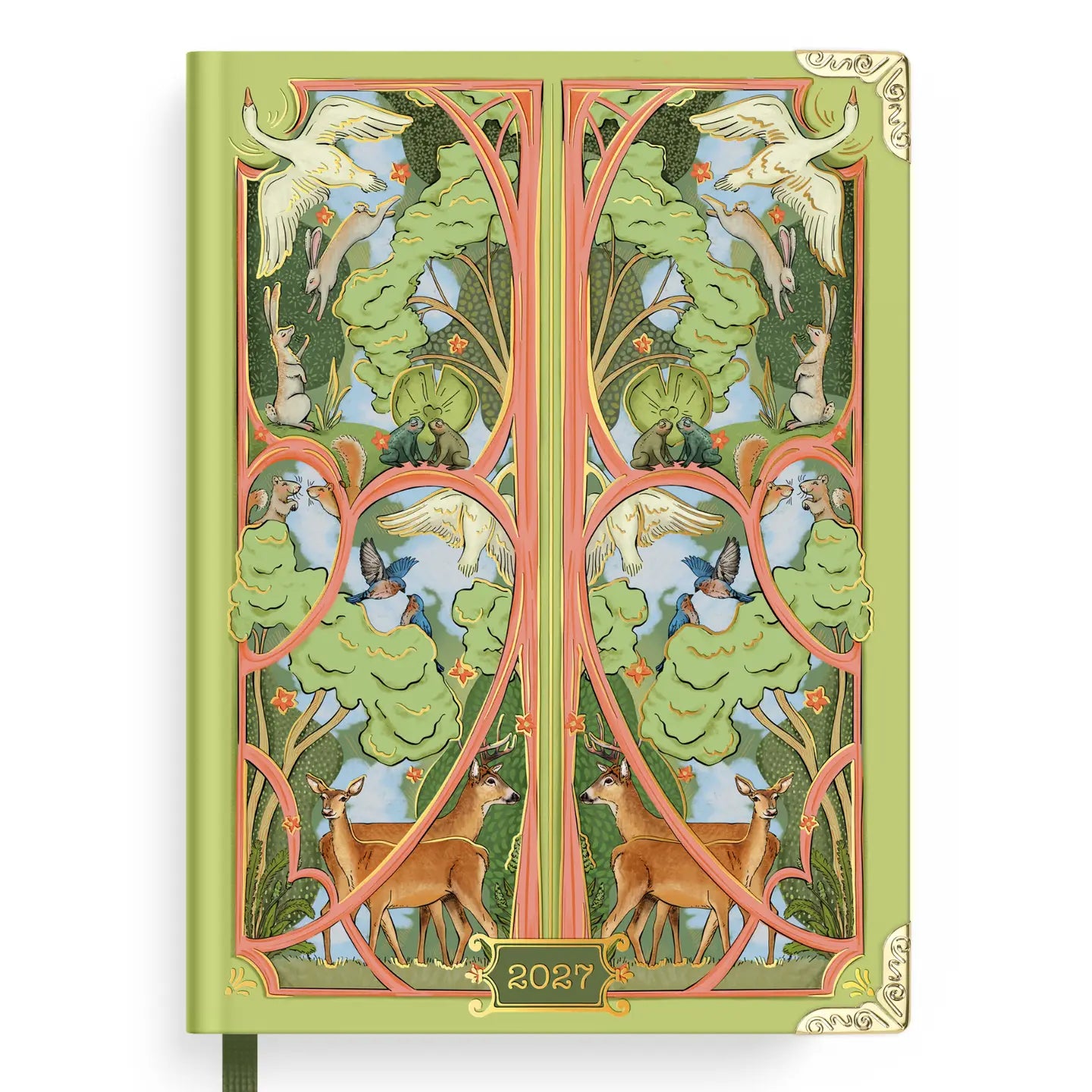 2027 Woodland Scene 12-Month Weekly Medium Bound Planner