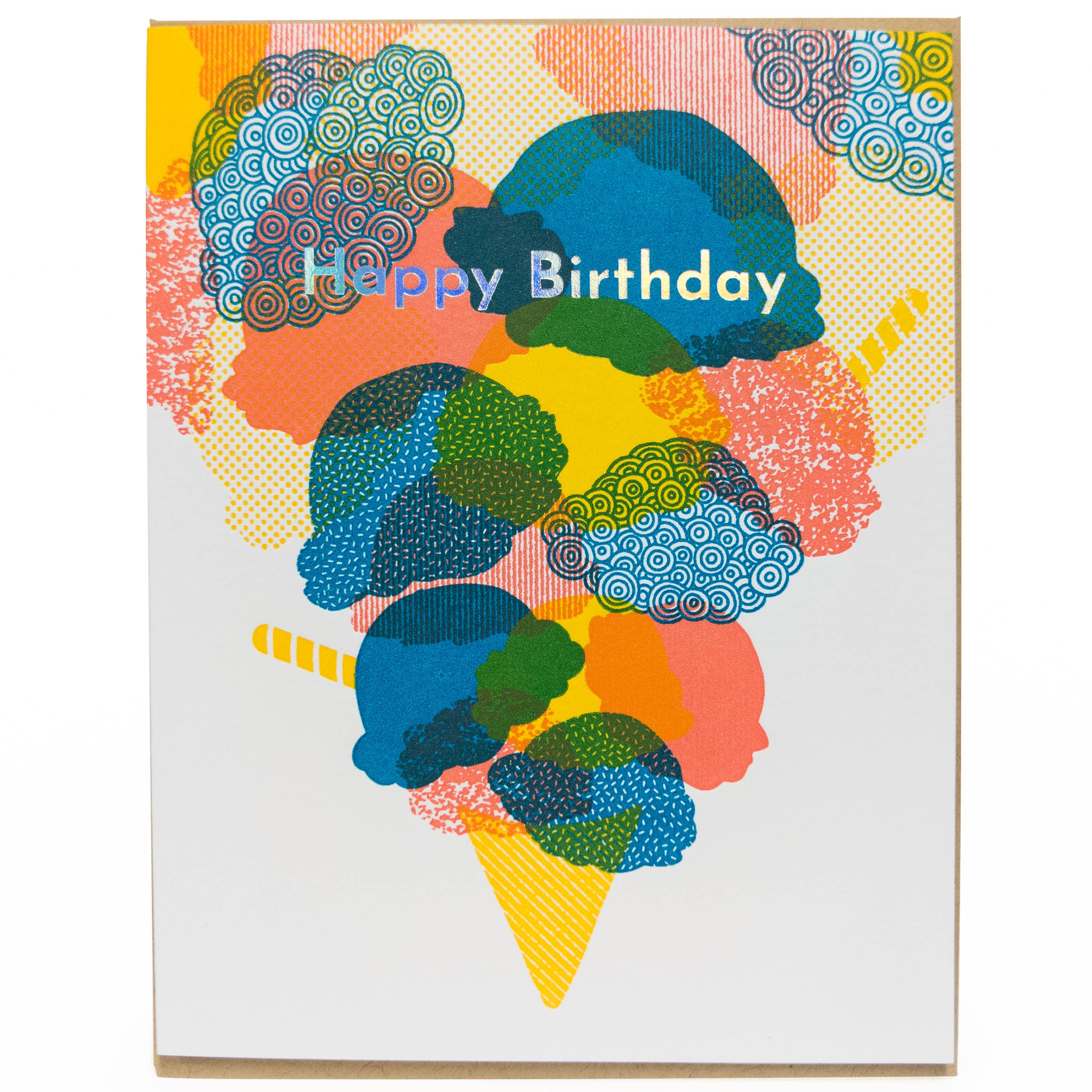 Birthday Ice Cream Cone Card