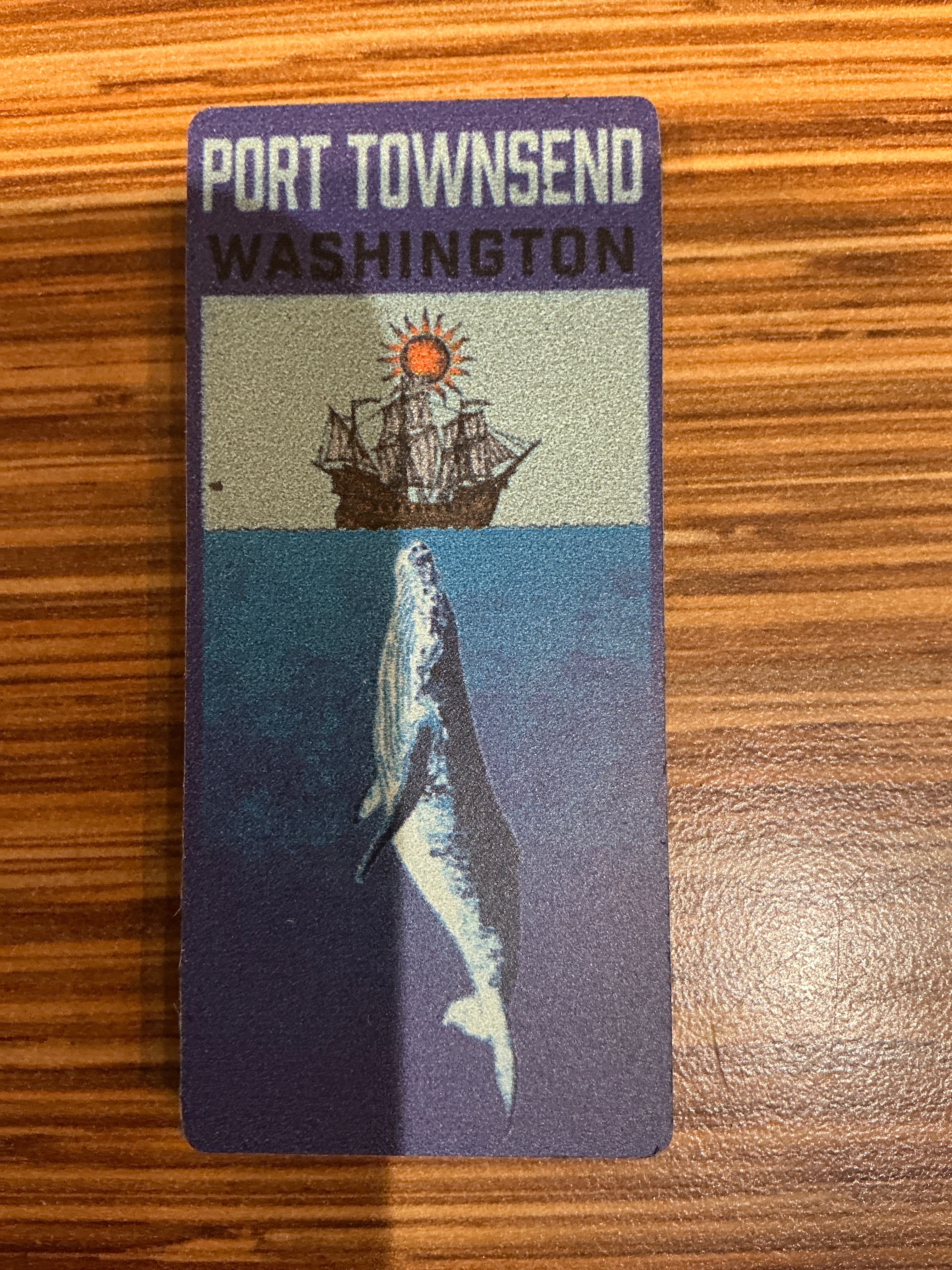 Port Townsend Vertical Humpback Whale Magnet