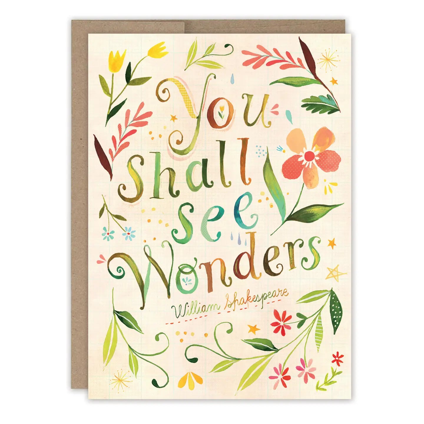 You Shall See Wonders Grad Card