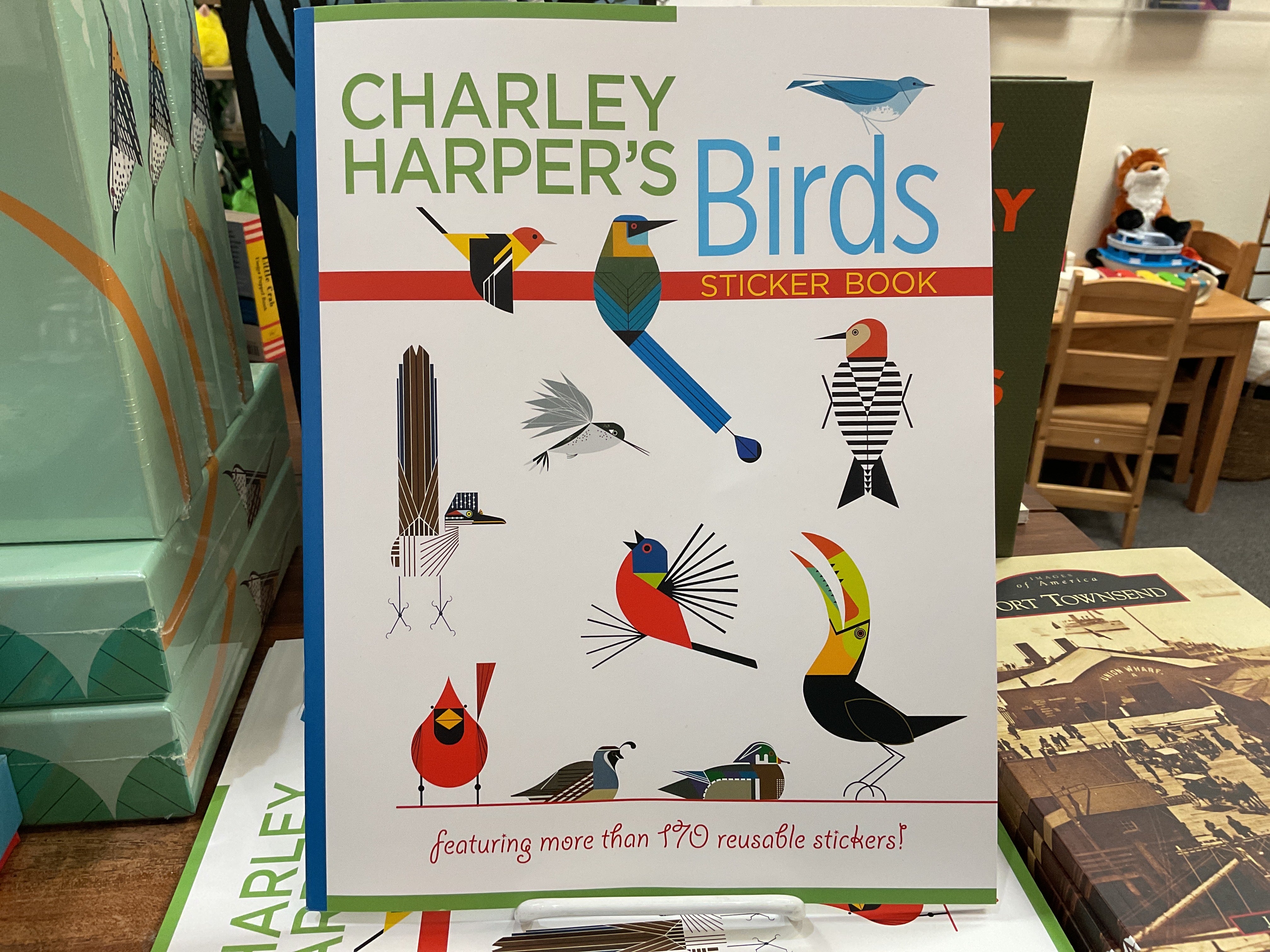 Charley Harper's Birds Sticker Book