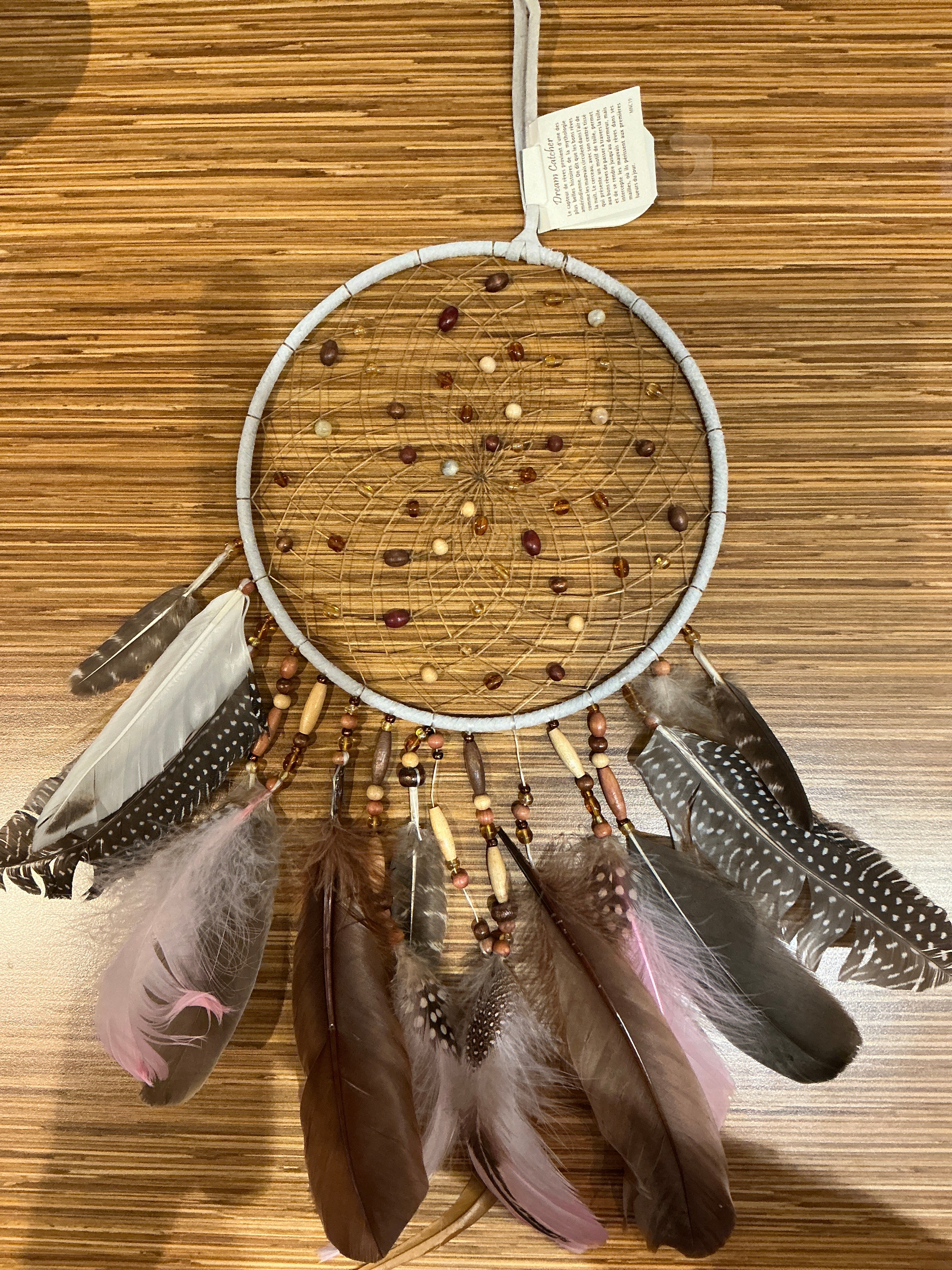 White and Pink Dream Catcher