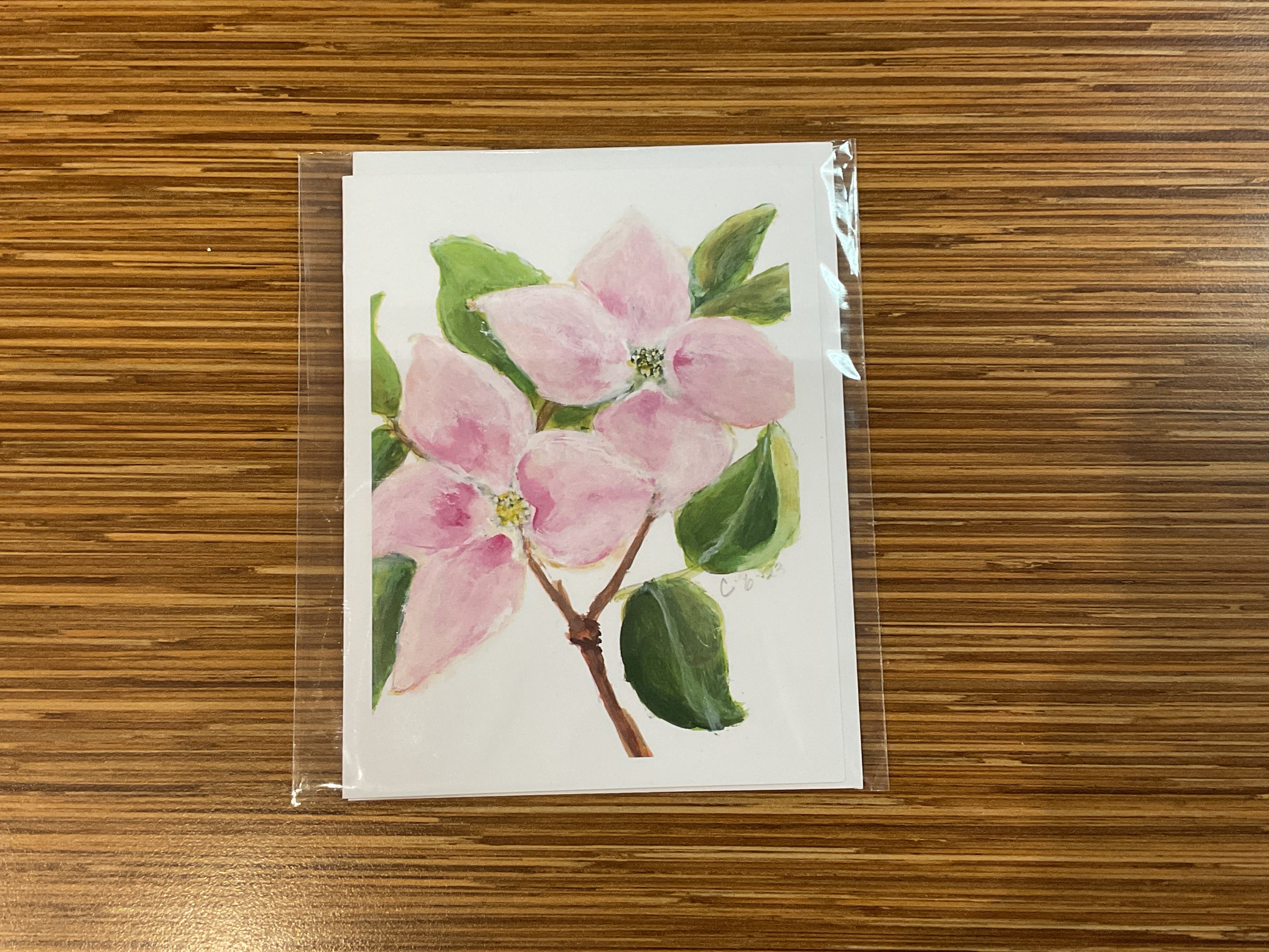 Pink Dogwood Greeting Card