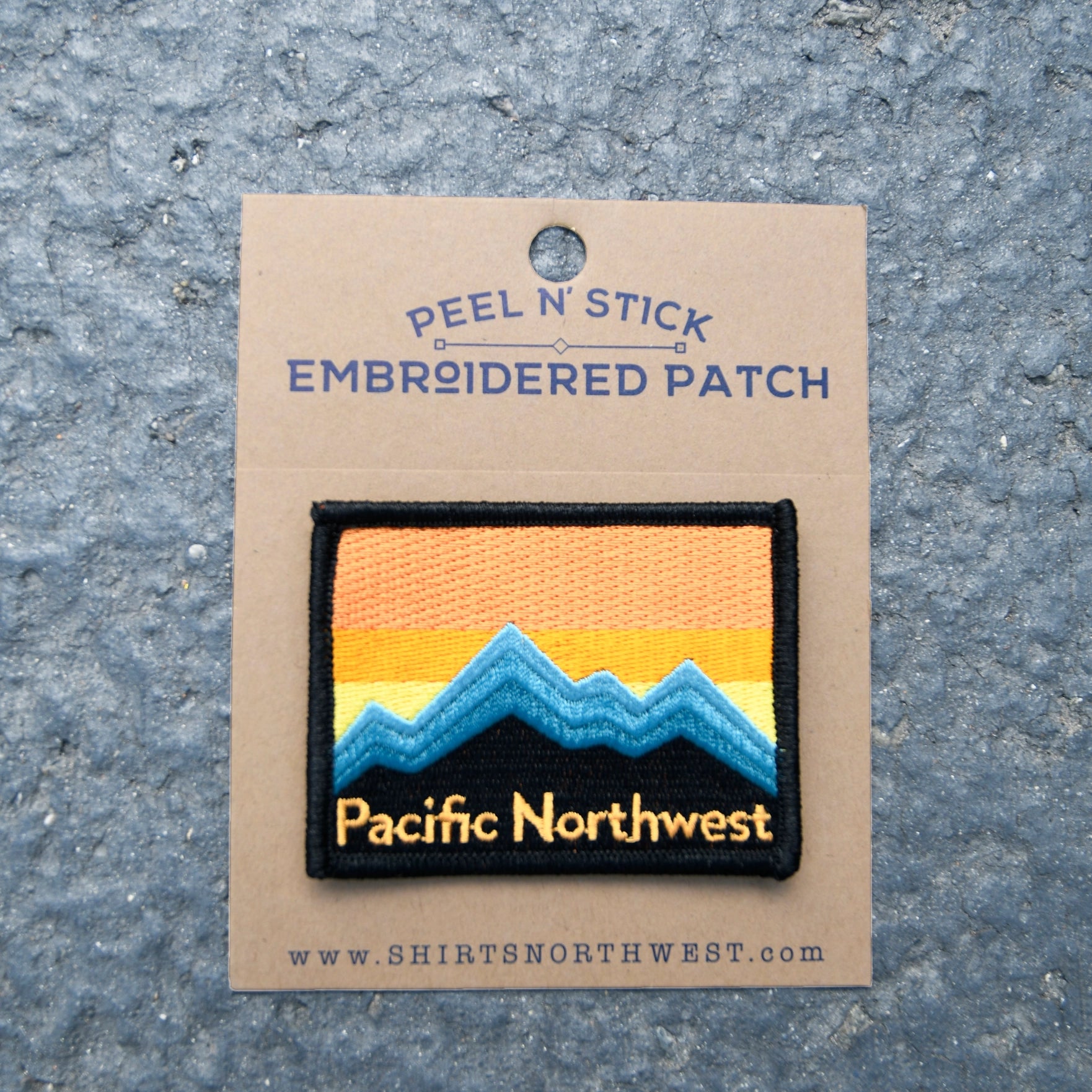Sunset Mountains Peel N' Stick Patch