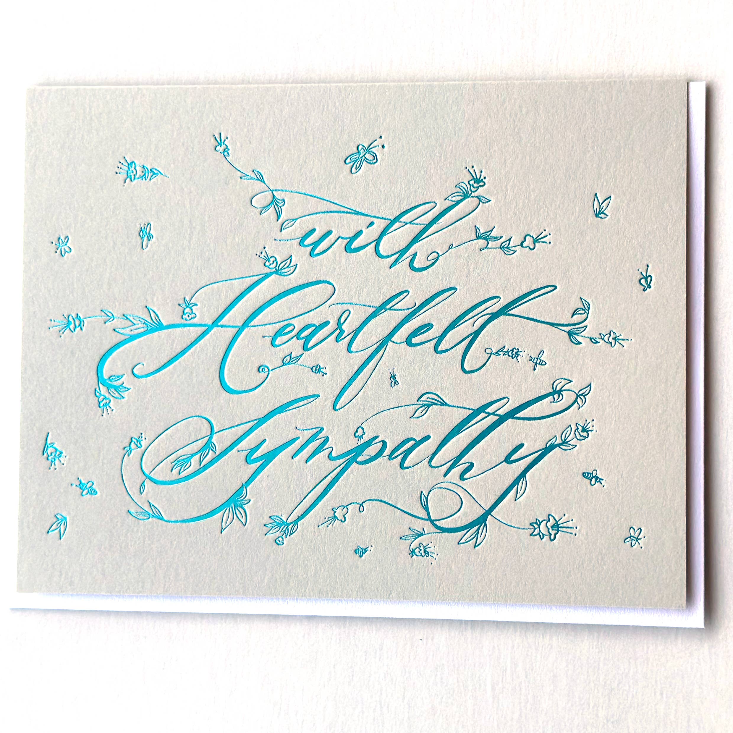 Heartfelt Sympathy Card: SIngle Card