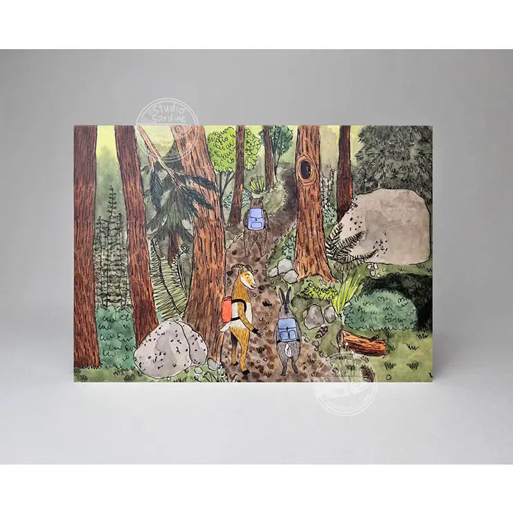 Hiking Crew Greeting Card