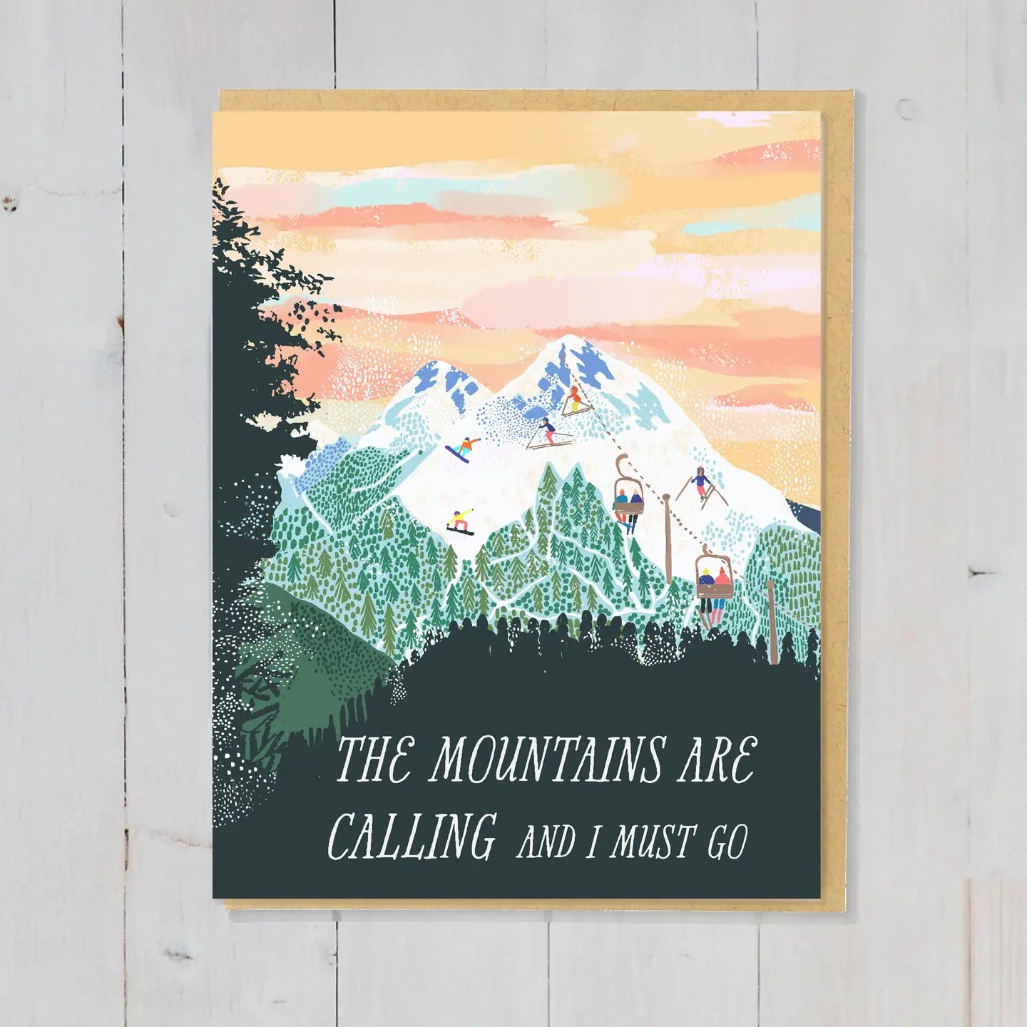 The Mountains are Calling Card | Anja Jane