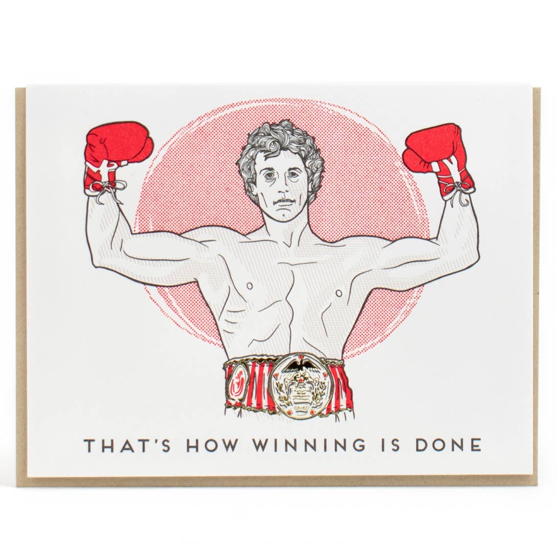 That's How Winning is Done - Rocky Greeting Card