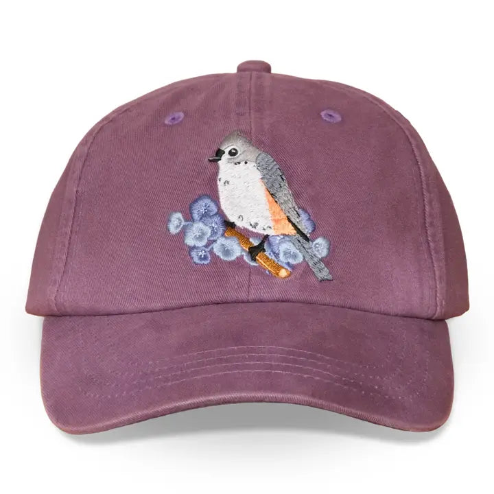 Tufted Titmouse Washed Hat