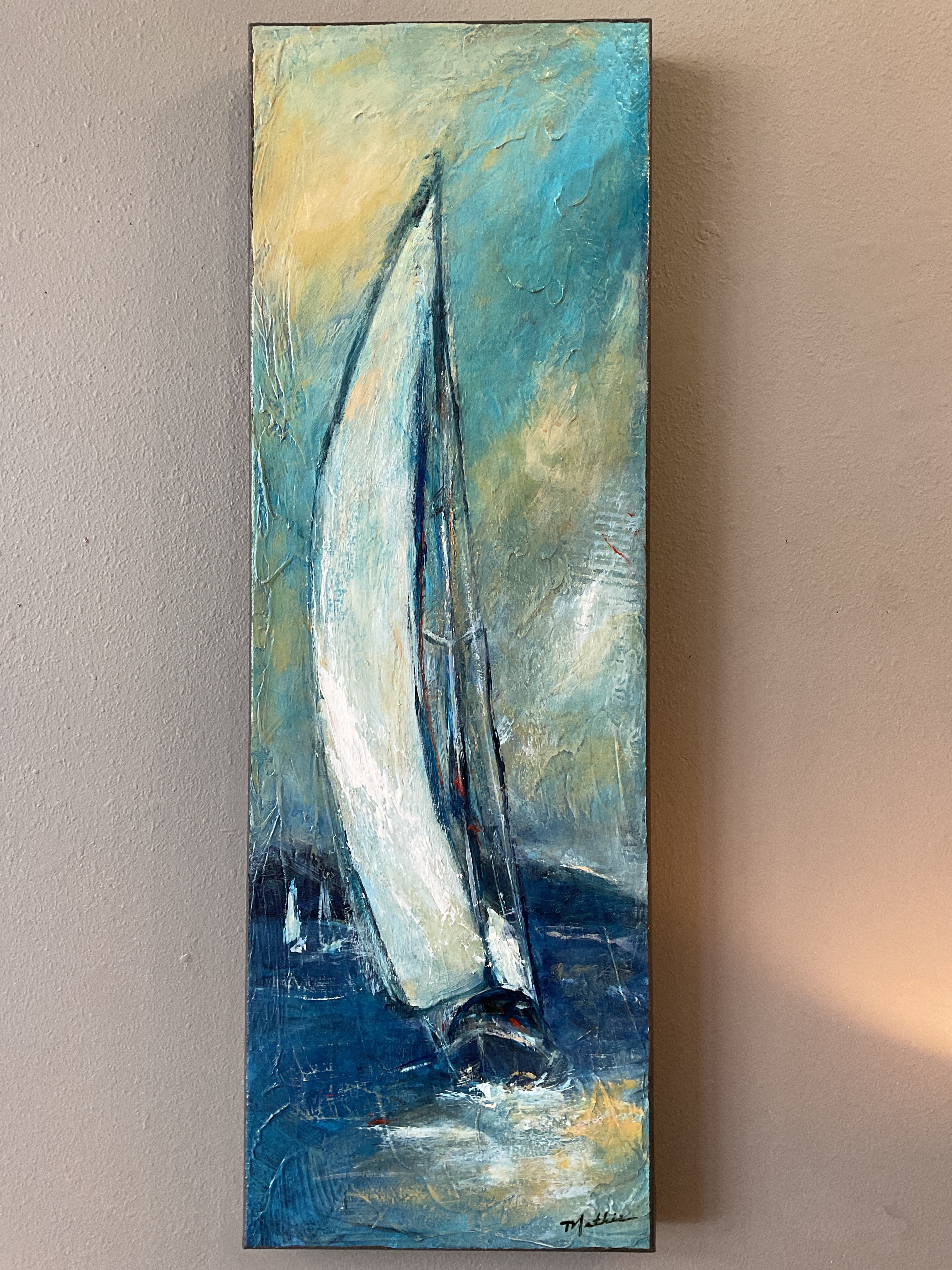 Sailboat By Christopher Mathie