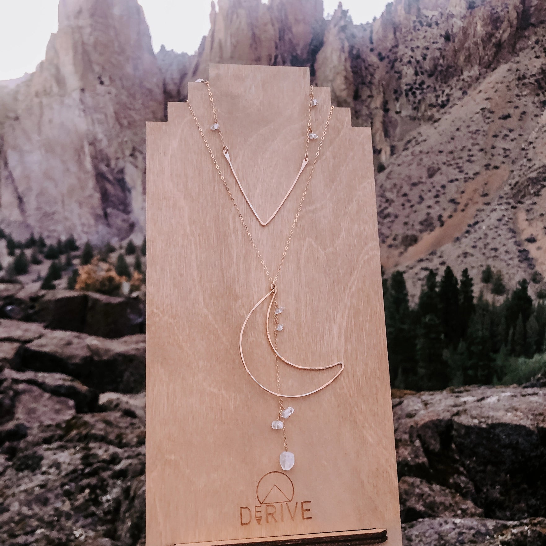 Moon Child Necklace Sterling Silver