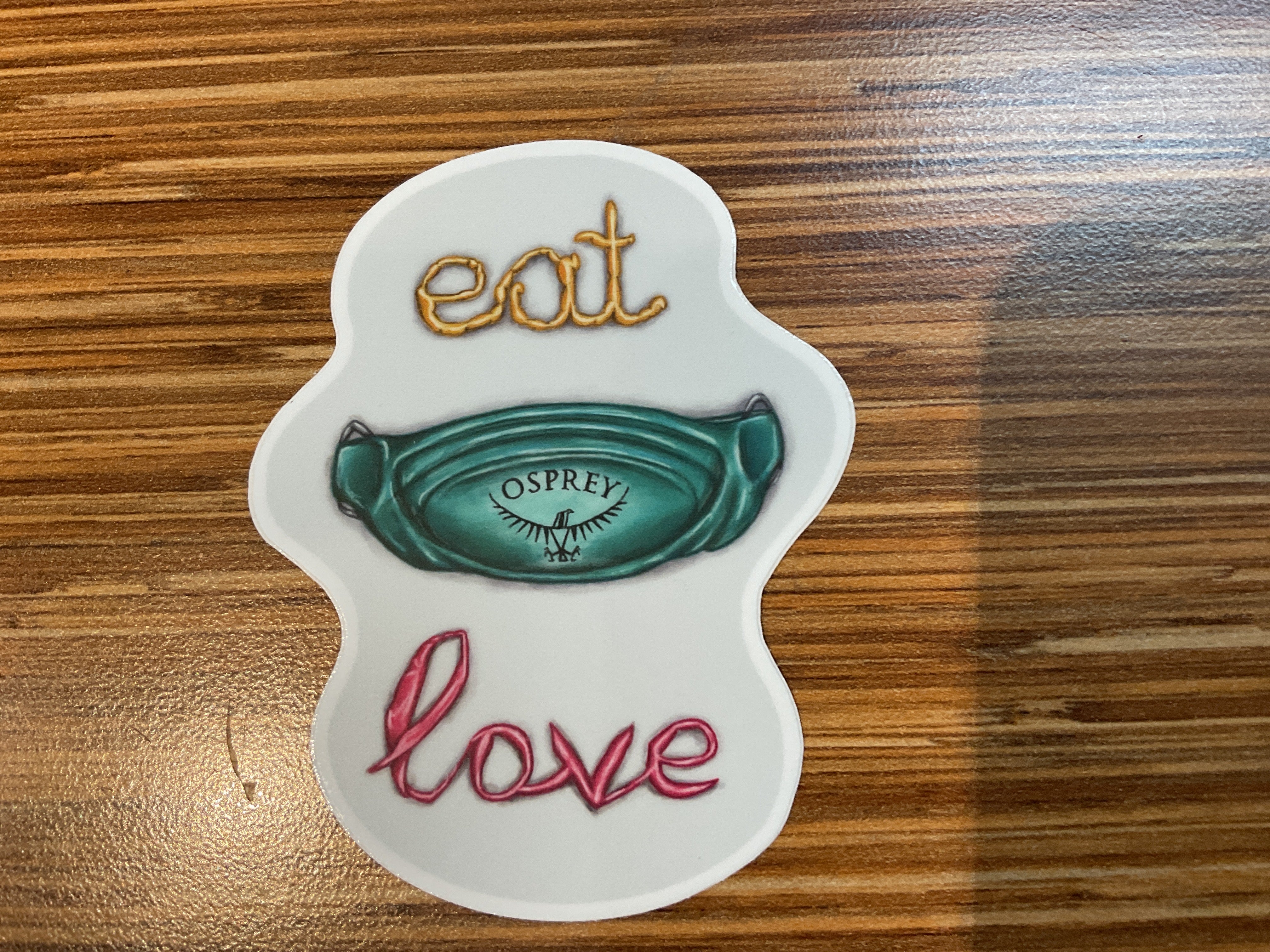 Eat OsPREY Love Sticker