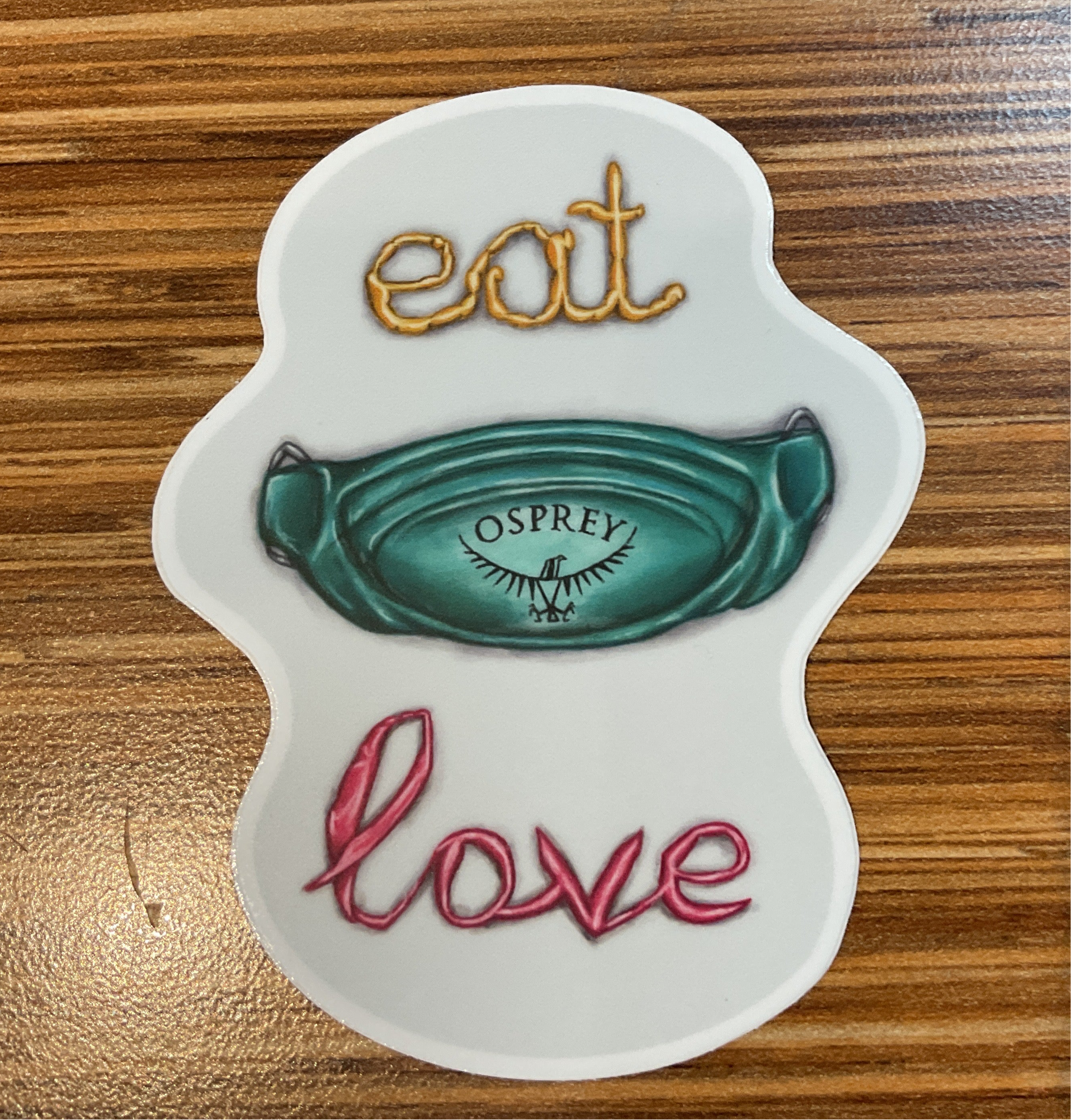 Eat OsPREY Love Sticker