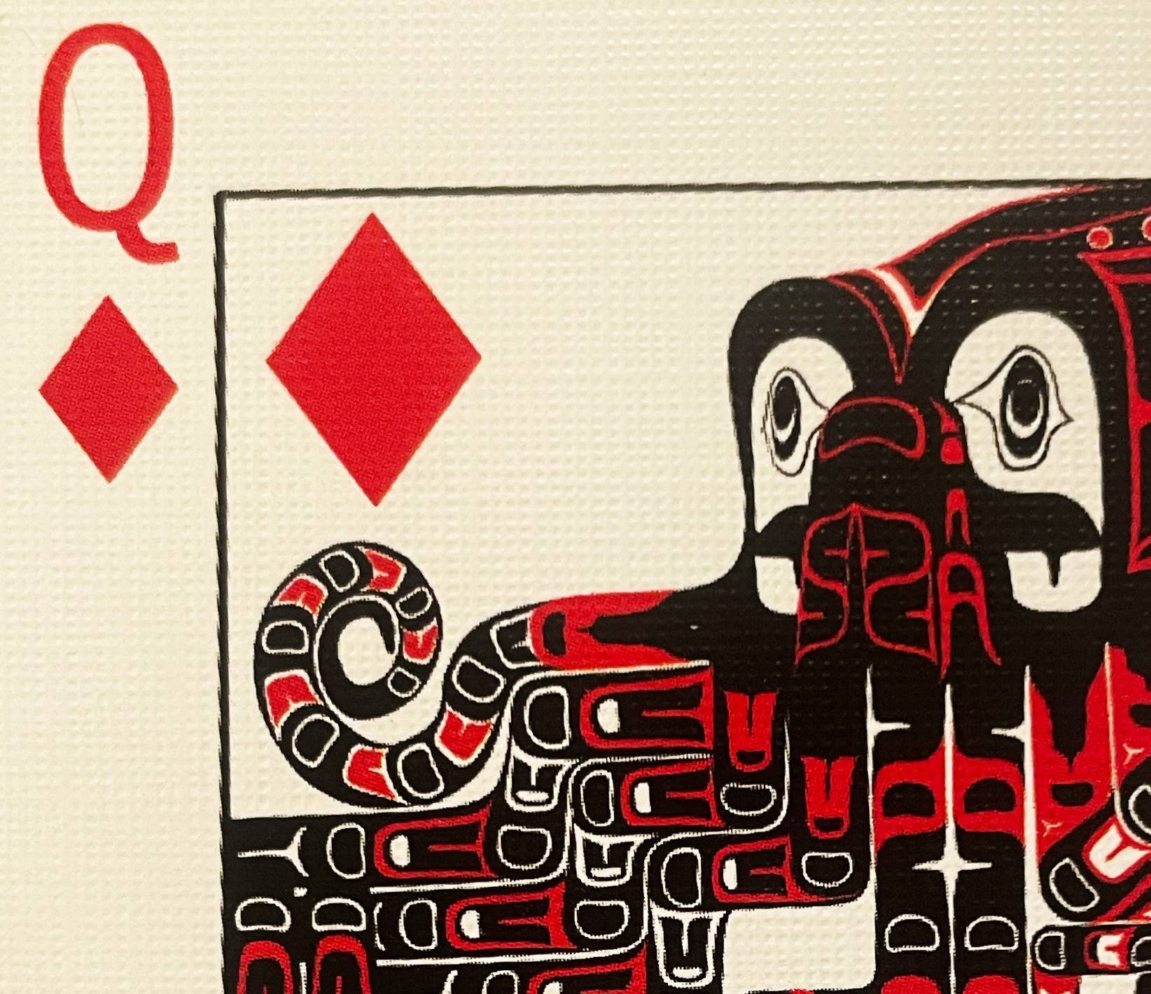 Unique Pacific Northwest Native American Art Playing Cards