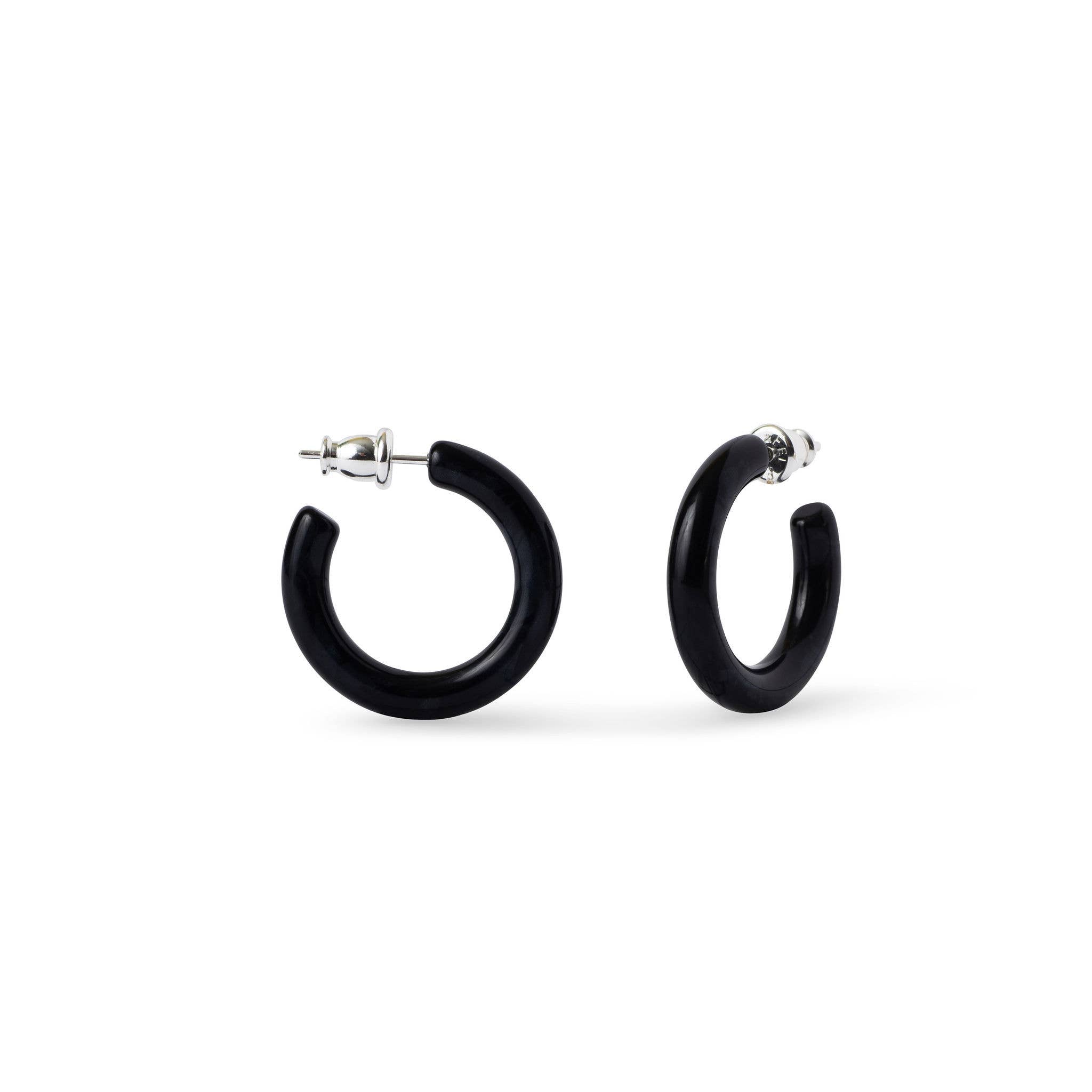 Ultra Mini Hoop Collection | Small Acetate Hoops: Dew Drop