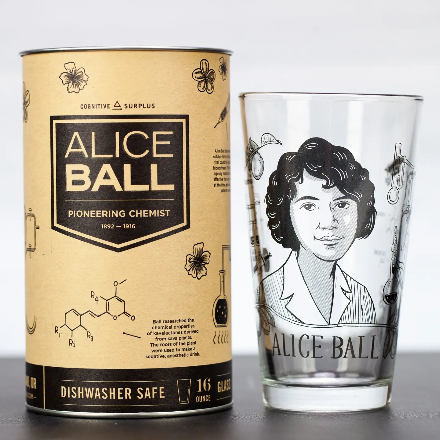Alice Ball Pint Glass - 16oz