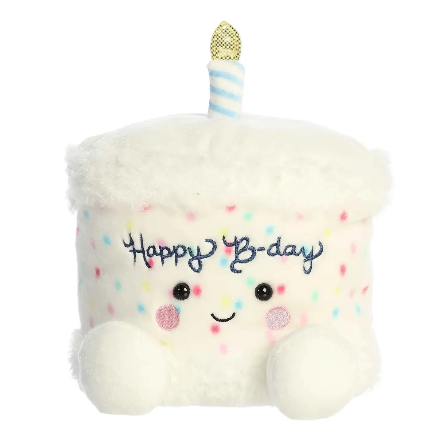 13" Plush Happy B'day Cake Party-Sized Palm Pals