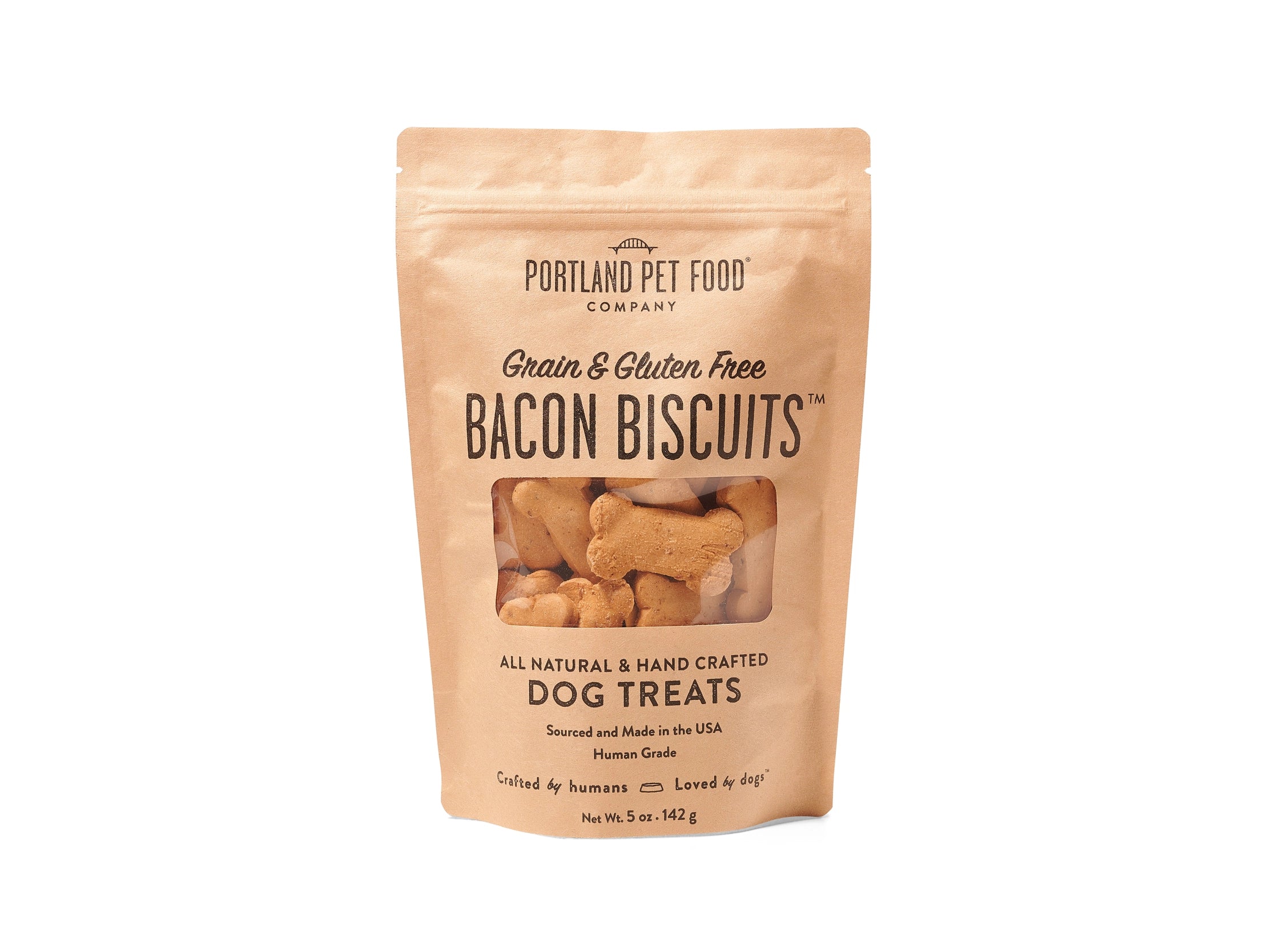 Grain and Gluten Free Bacon Dog Biscuits