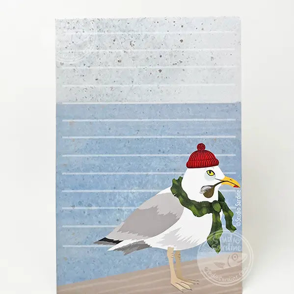 Sailor Seagull 4" X 6" Notepads, 25 Pages Each