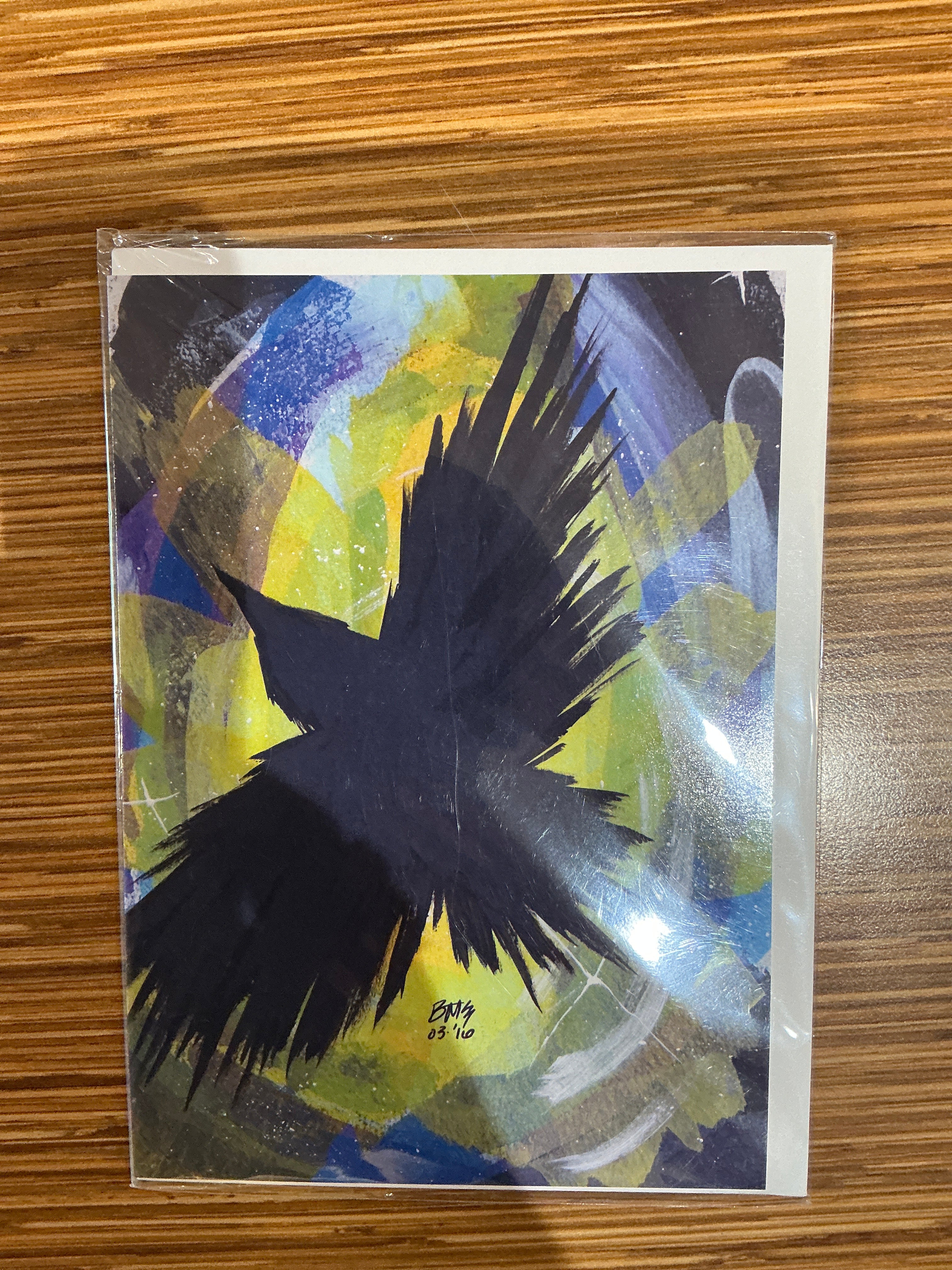 Raven Greeting Card