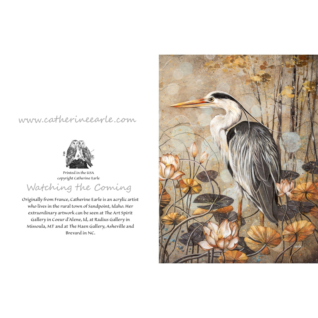 Watching The Coming | Greeting Card